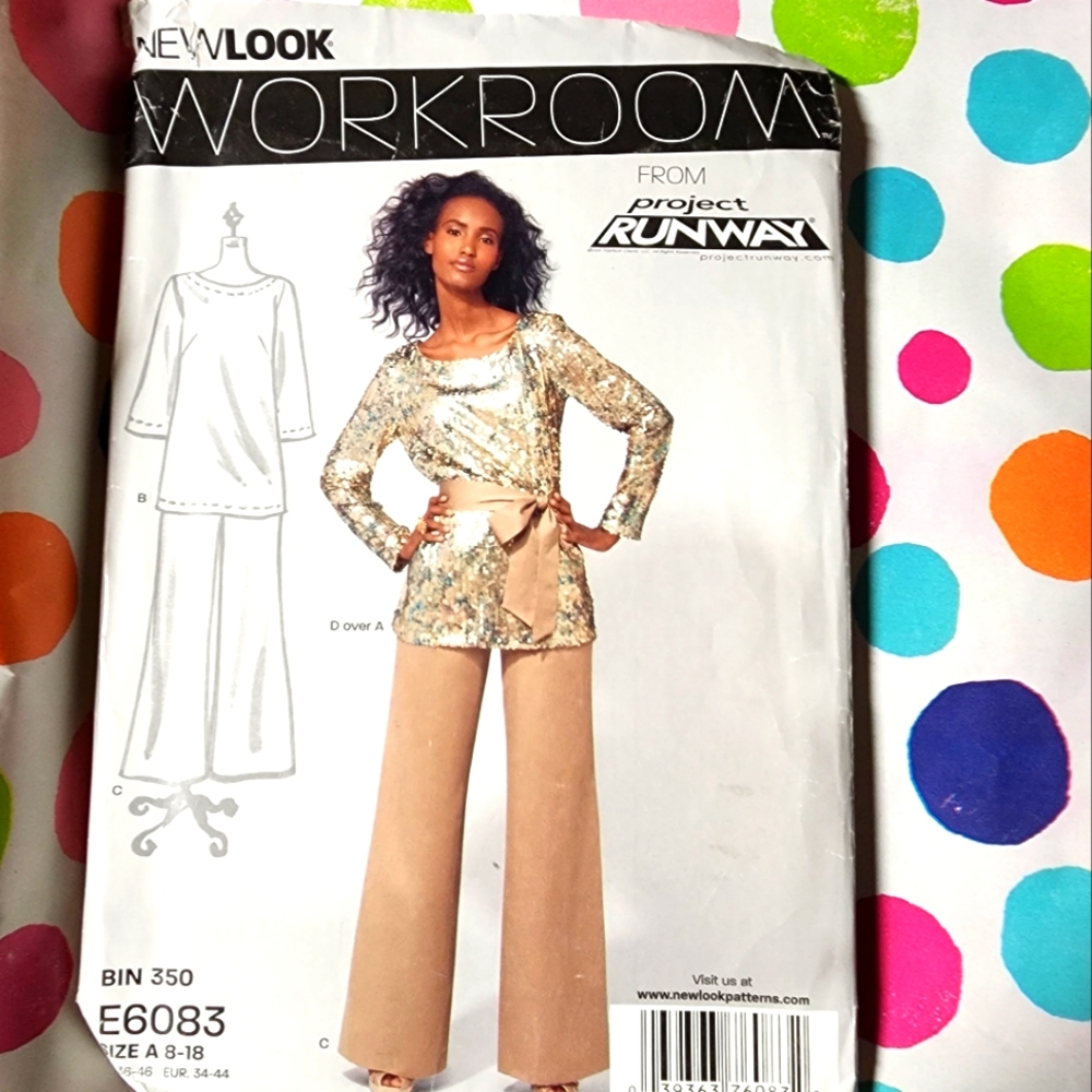 New Look Workroom Project Runway sewing pattern